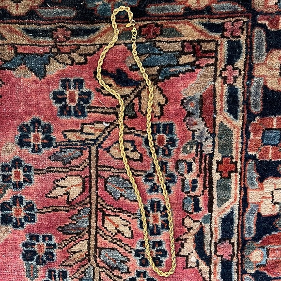 Vintage Monet Gold Rope Chain - Picture 2 of 4